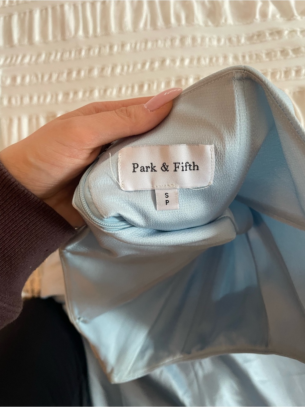 Park & Fifth Pale Blue Women's Blazer